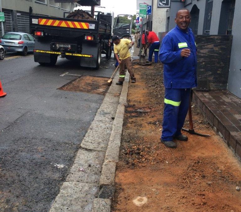 City attends to road defects in Claremont CBD